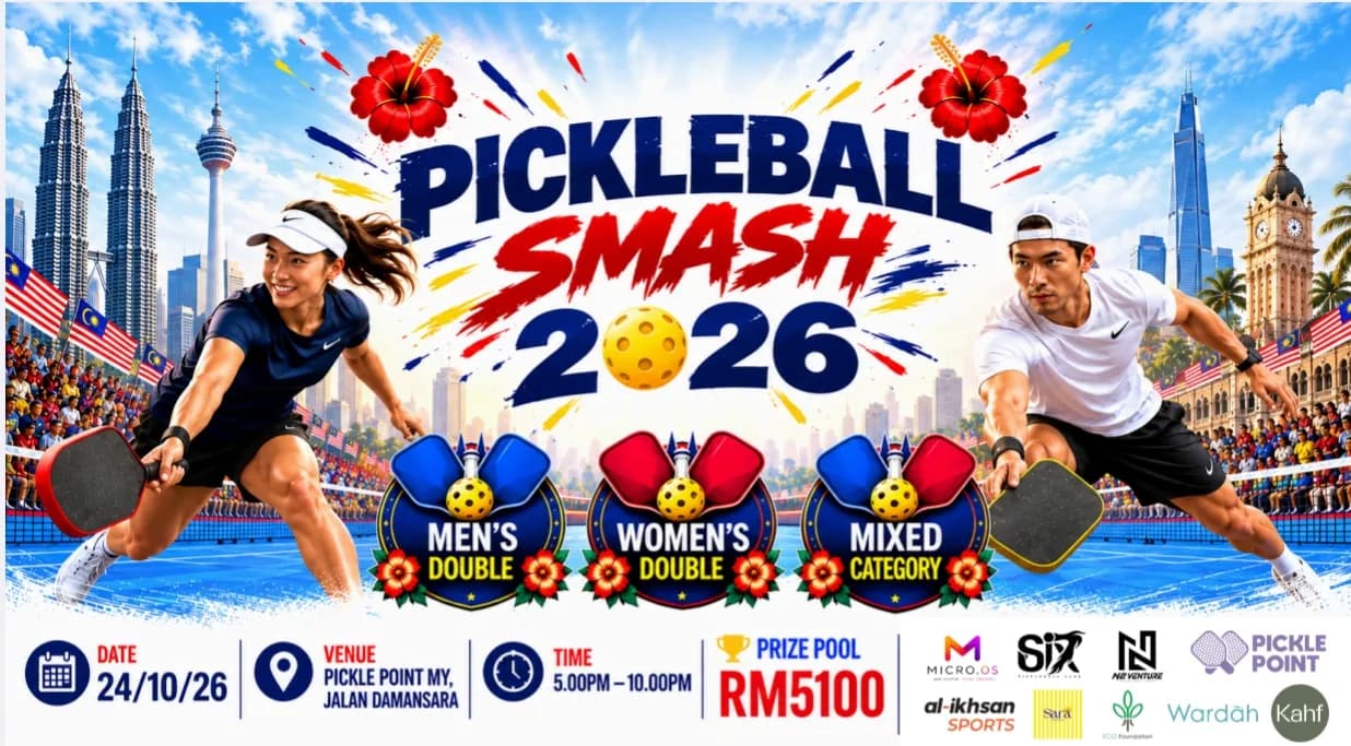 SUKAN pickleball bukan sekadar aktiviti riadah, sebaliknya menjadi wadah yang mampu merapatkan hubungan sesama kita