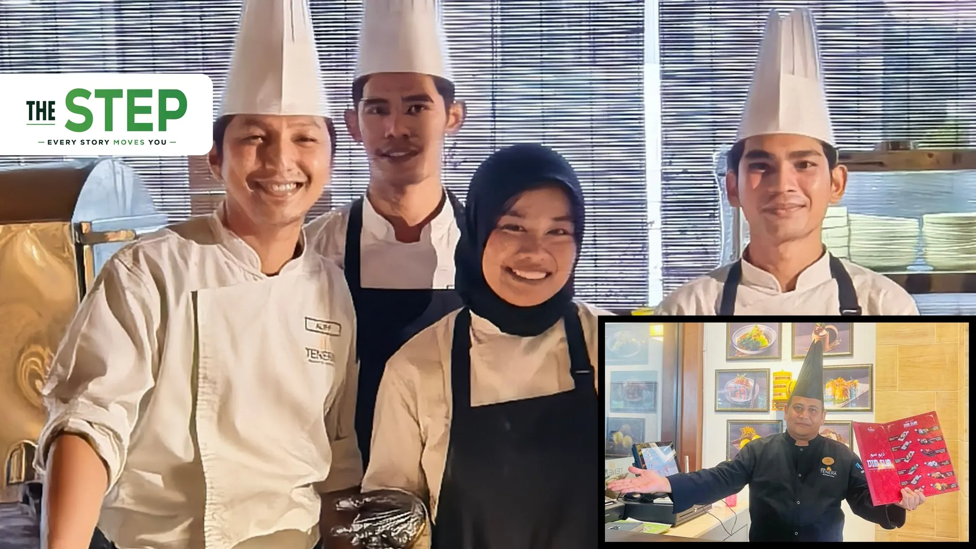 Chef Aliff Firdaus Mohd Rujhan dan Chef Alia Maisara Abd. Hamid.