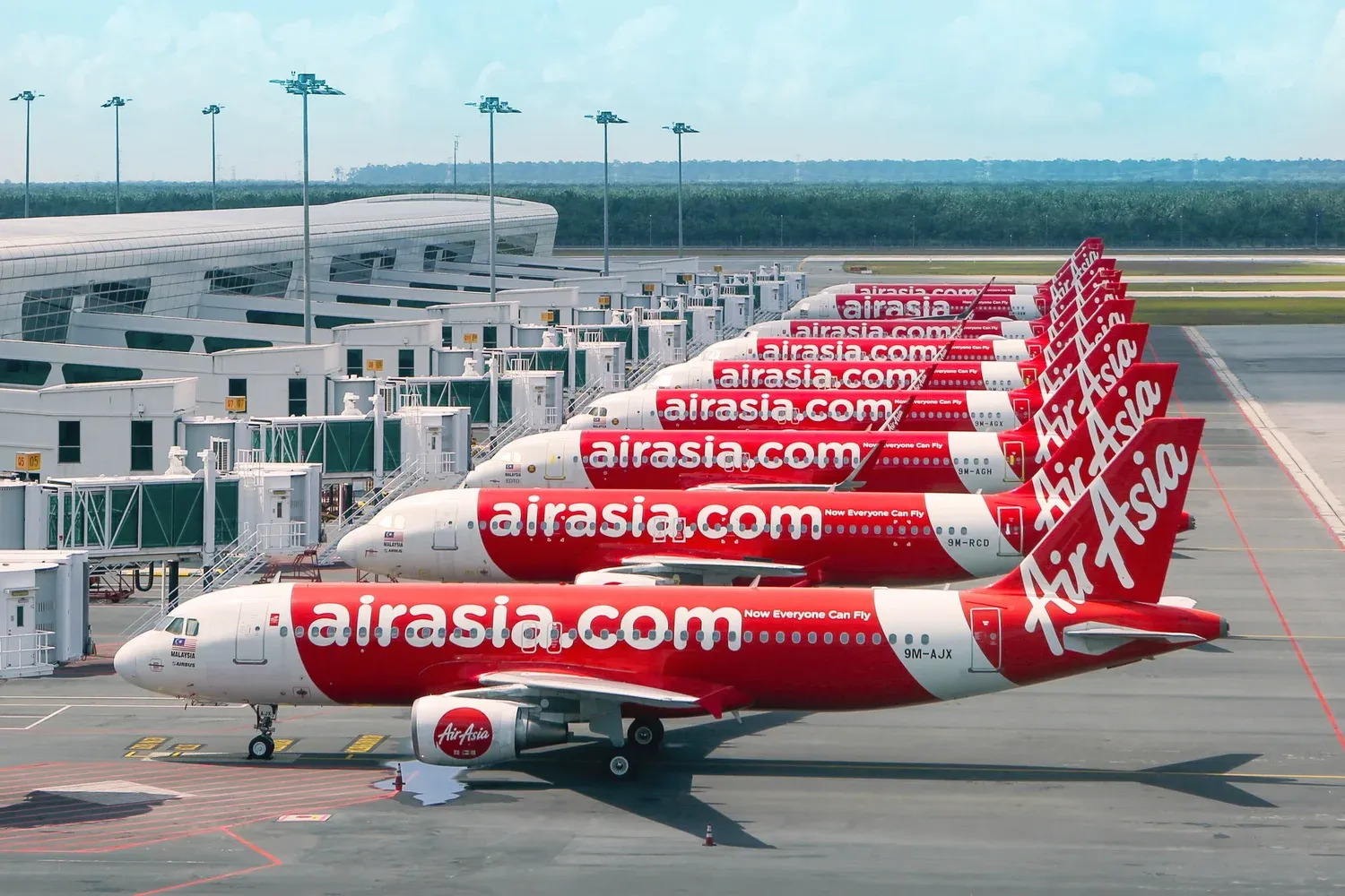 AirAsia Berhad mencatatkan kira-kira 41 peratus daripada 104.5 juta pergerakan penumpang di lapangan terbang yang dikendalikan oleh Malaysia Airports Holdings Berhad (MAHB), dan hampir 60 peratus daripada pergerakan penumpang domestik.
