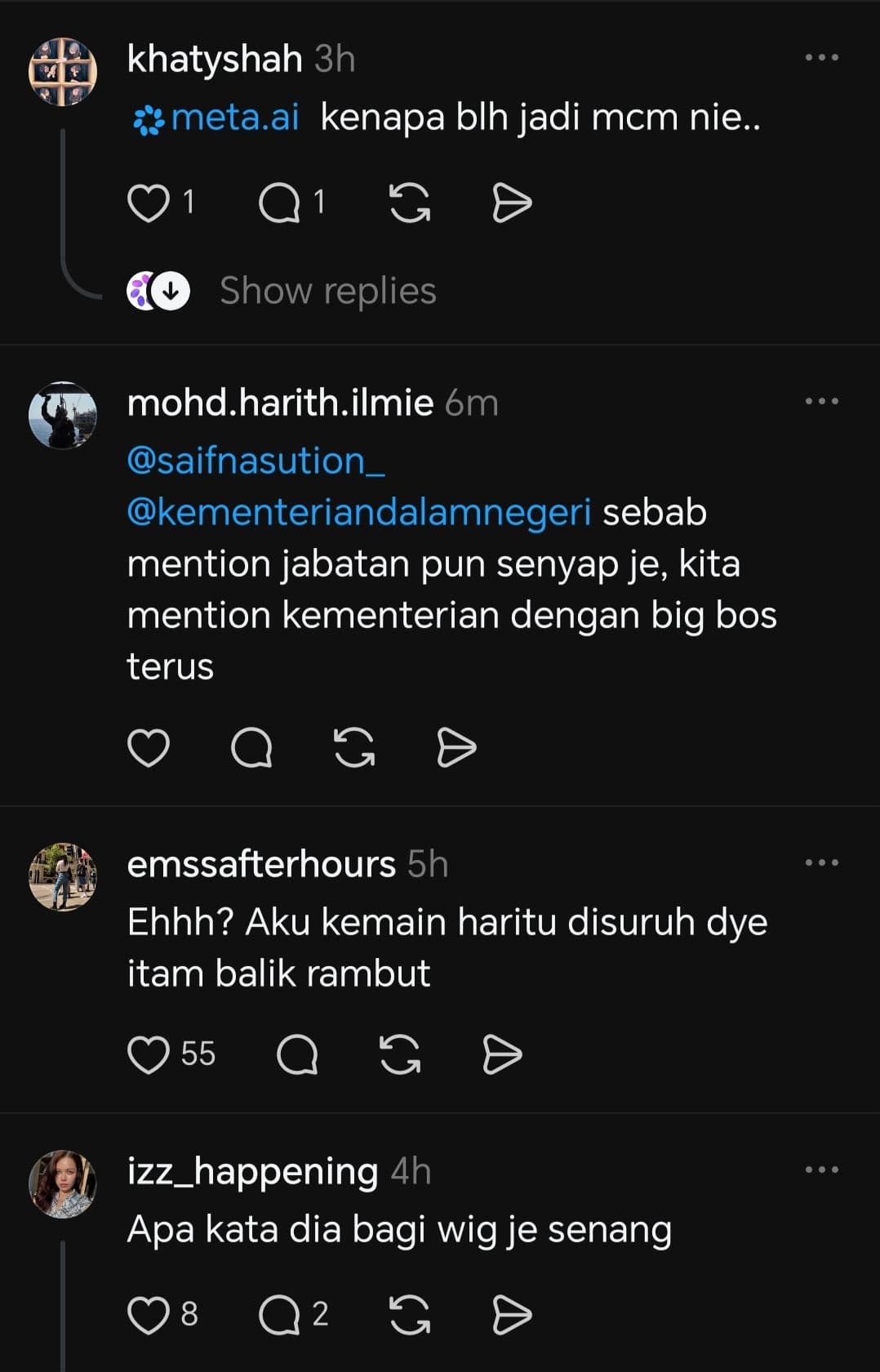 JPN Selangor mengingatkan wanita yang bertudung supaya memakai tudung berwarna gelap, manakala mereka yang tidak bertudung diminta memastikan rambut berwarna hitam ketika mengambil gambar MyKad.
