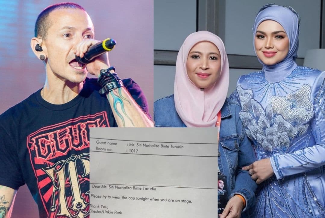 Nota ringkas yang ditulis Bennington itu mempunyai permintaan khusus buat Siti supaya memakai topi yang diberikan