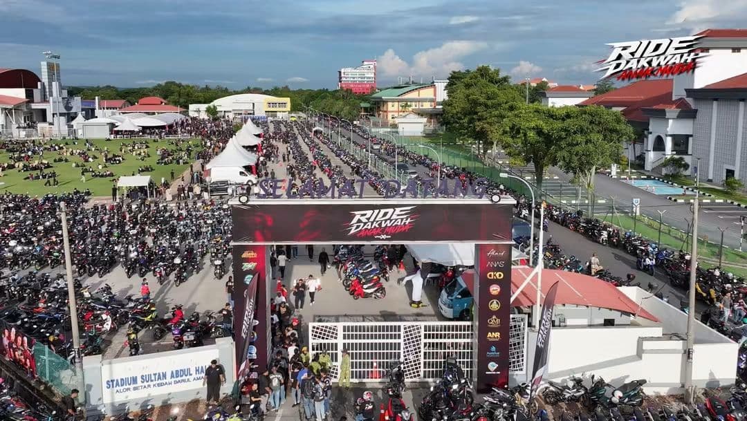kehadiran kira-kira 40,000 anak muda pada Ride Dakwah Anak Muda 2026 di Stadium Sultan Abdul Halim, Alor Setar, Kedah, Sabtu lalu, memperlihatkan sambutan luar biasa terhadap pendekatan dakwah dalam kalangan generasi muda.