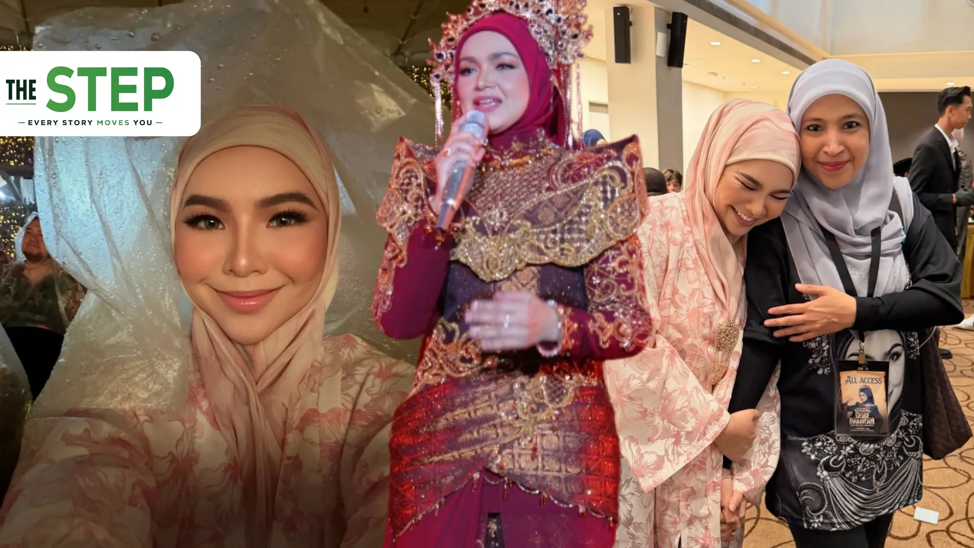 Aina Abdul tersentuh apabila mengenangkan usaha keras Siti untuk menjayakan konsert Gema Bumantara