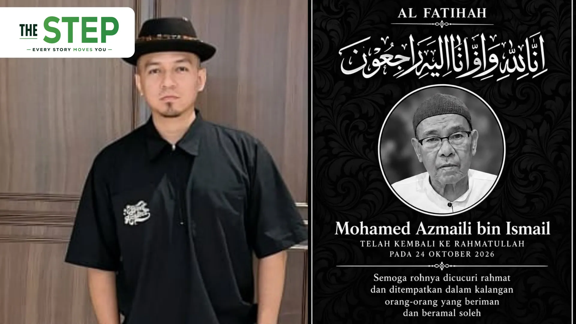 jenazah akan disolatkan di Masjid Saidina Uthman Ibn Affan, Kampung Marhum, Pekan, Pahang, dan dikebumikan selepas Zohor.