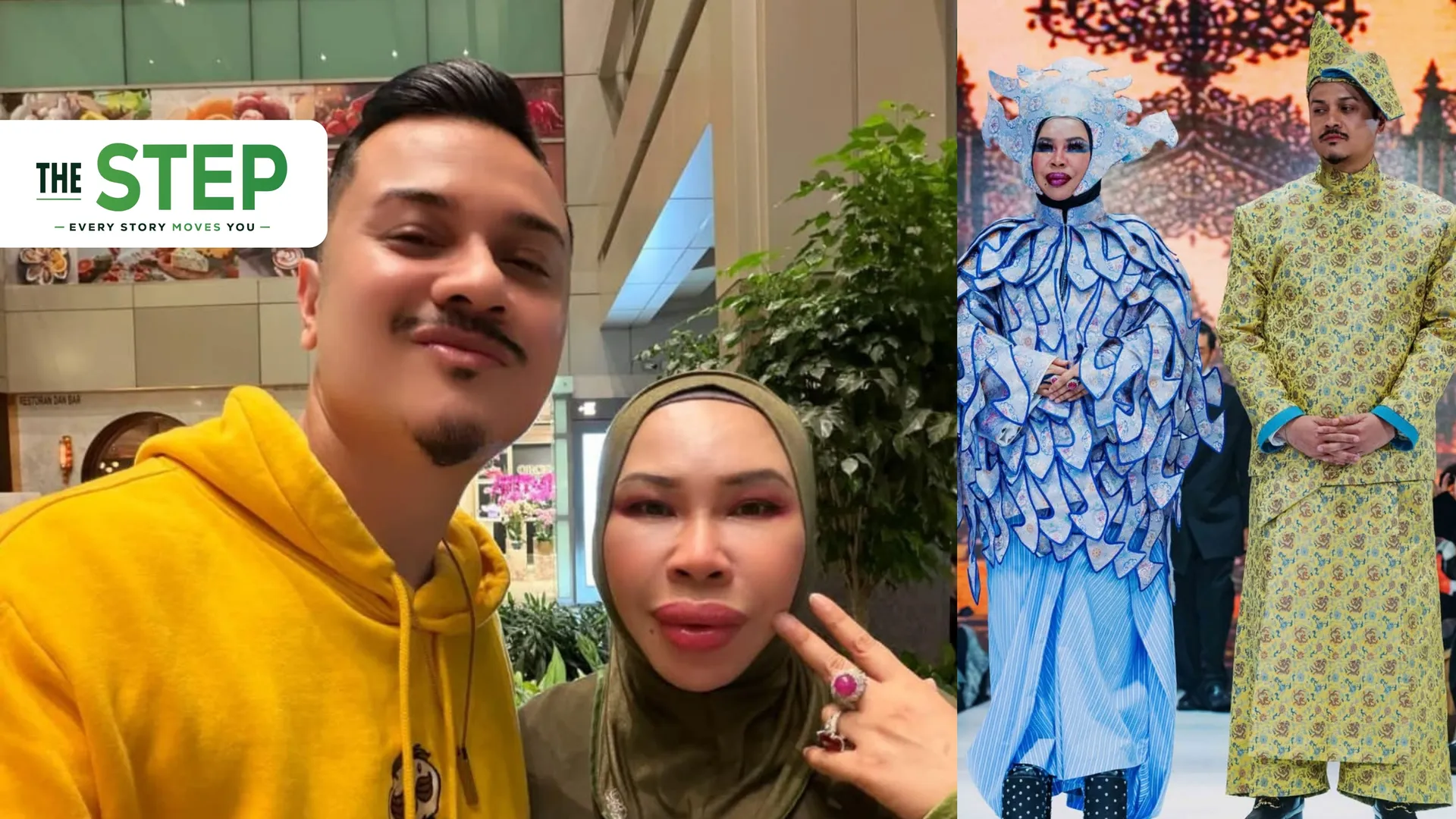 “Abang nok jago Sayang molek-molek, nok tengok Sayang senyum sokmo. Susoh senang, kito hadap samo-samo,”