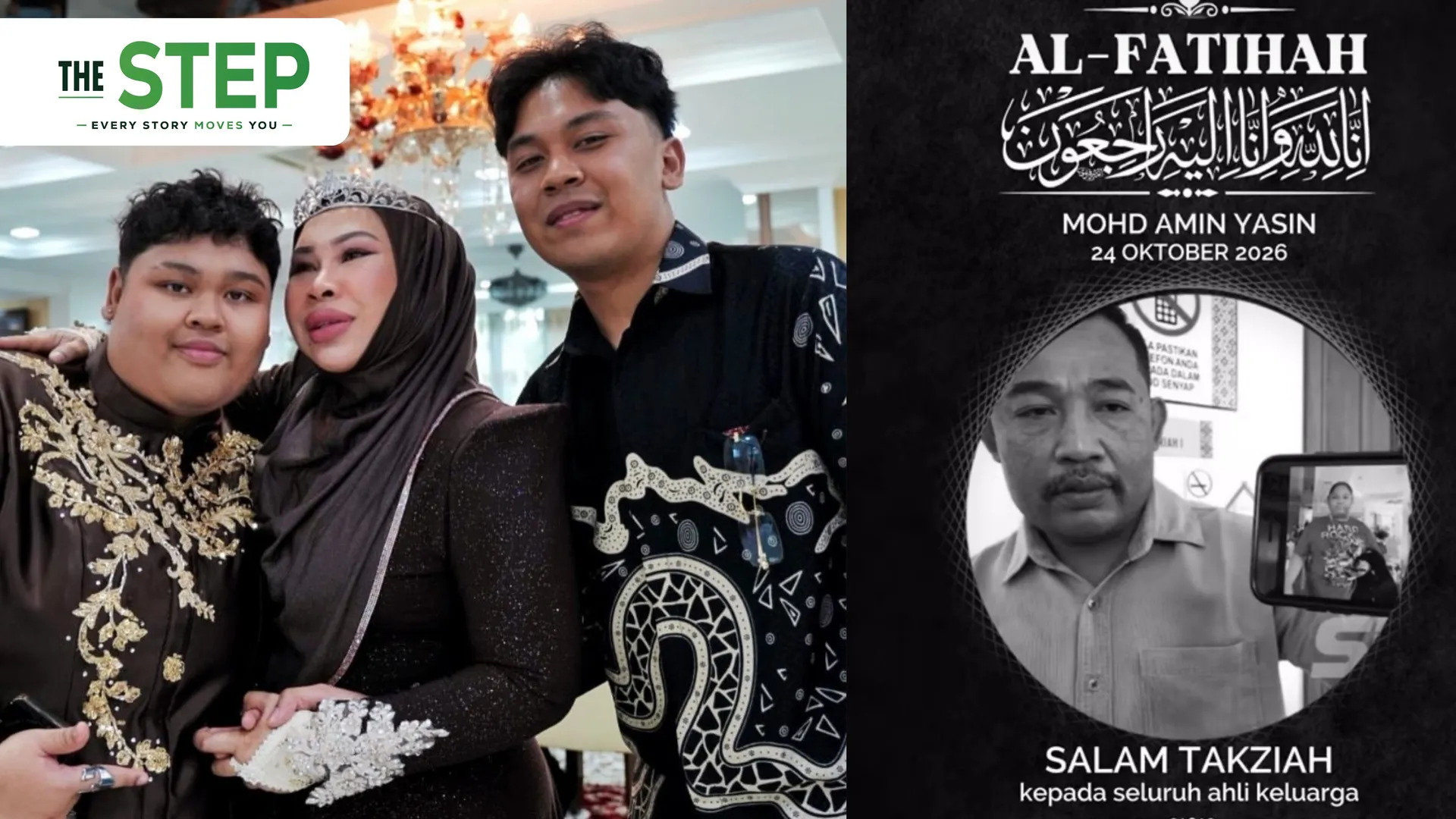 “Hari ni hari jadi Mama, dan hari ni juga Cik B dapat berita yang Abah dah meninggal dunia. Saya benar-benar tak tahu bagaimana nak rasa.