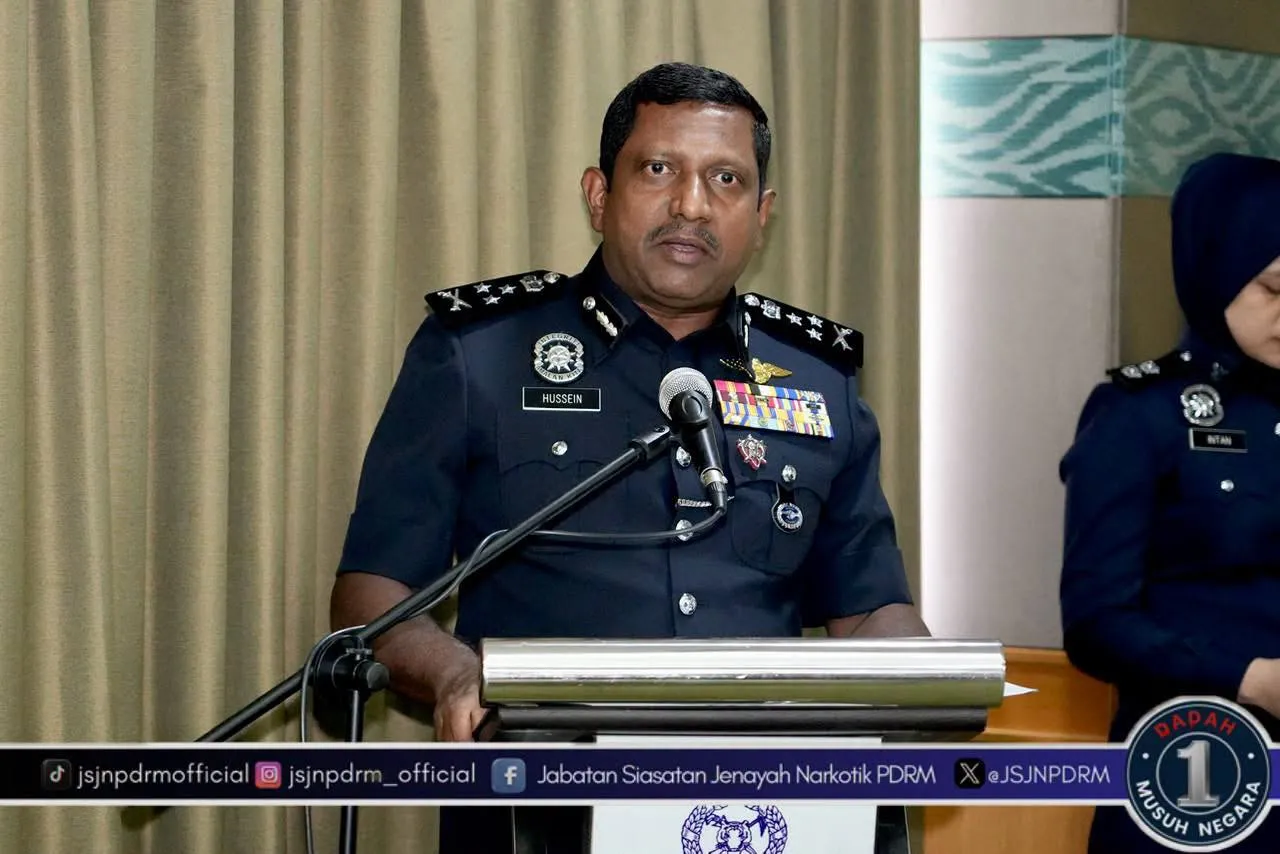 Pengarah Jabatan Siasatan Jenayah Narkotik (JSJN) Bukit Aman, Datuk Hussein Omar Khan.