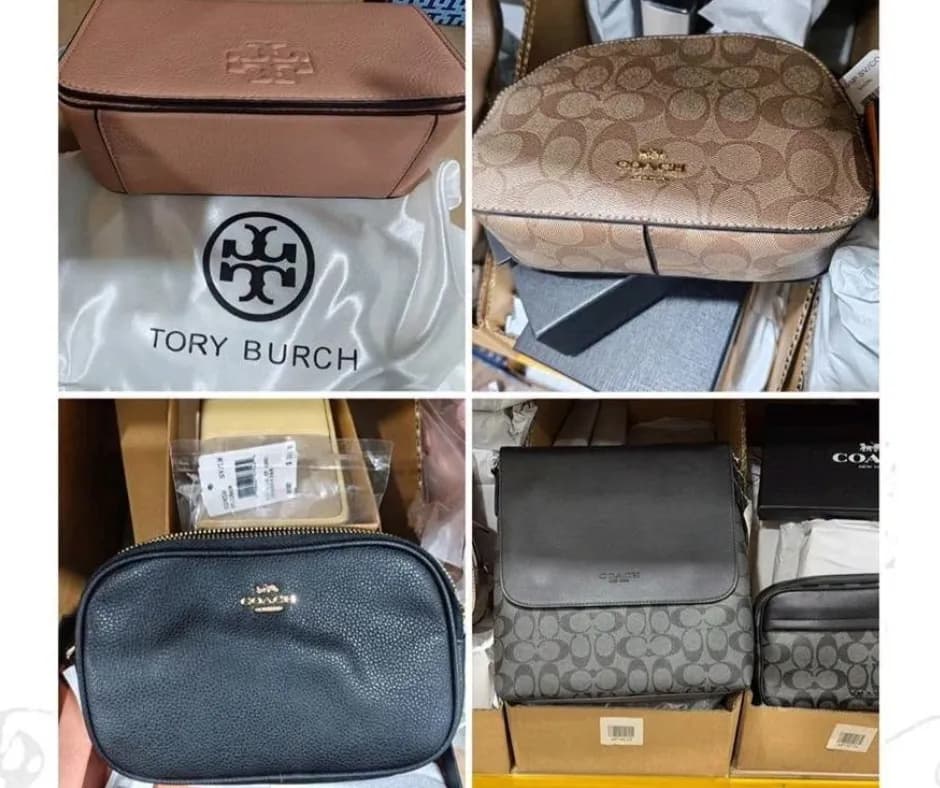 Sebahagian daripada 127 unit barangan berjenama Adidas, Coach dan Tory Burch (menggunakan cap dagangan tiruan) yang dirampas.
